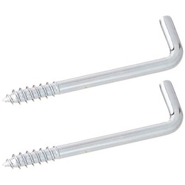 NATIONAL MFG/SPECTRUM BRANDS HHI N120-287 Sq BND Scrw Hook 3-1/16, Pack of 1, Sliver