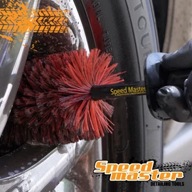 Speed Master Wheel Brush | Memory Foam Bristles | Safe on All Wheel Types | Clean Your Wheels with Ease!