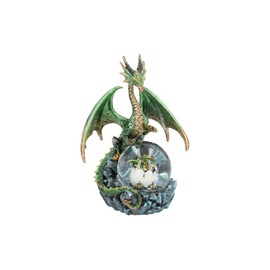 Nemesis Now Emerald Oracle Snowglobe, Green, 19cm