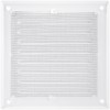 HVAC OV 5 x 5 Inch (Inner) White Stainless Steel