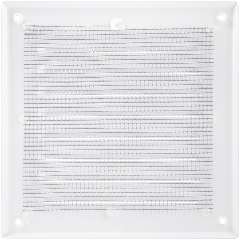 HVAC OV 5 x 5 Inch (Inner) White Stainless Steel