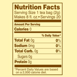 Celestial Seasonings Natural Blueberry Tea 20 Count Gluten Free Kosher Delicious Hot Or Iced Drink