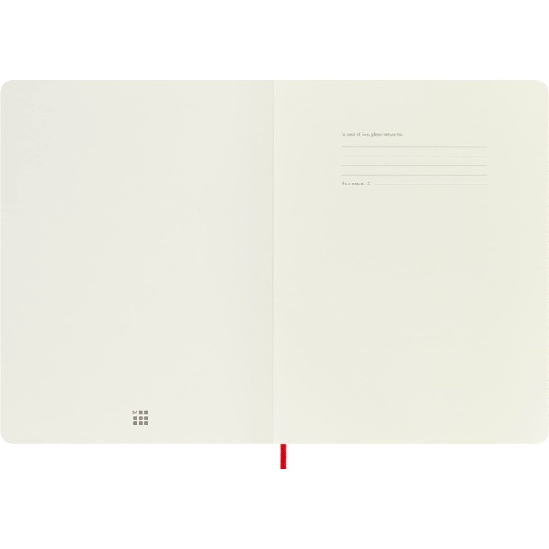 Moleskine Classic Ruled Paper Notebook, Soft Cover and Elastic Closure