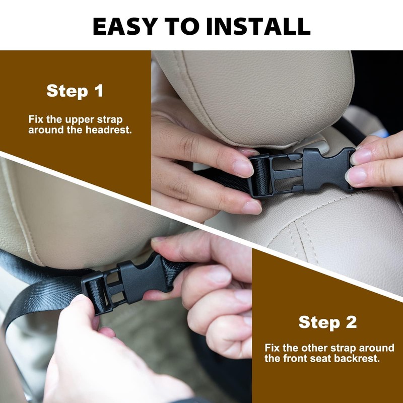 Hunthor Truck Gun Rack (A Pair), 900D Adjustable Seat Back