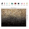 Ruini Polyester Black Gold Glitter Sequin Dots Starry Sky Shiny