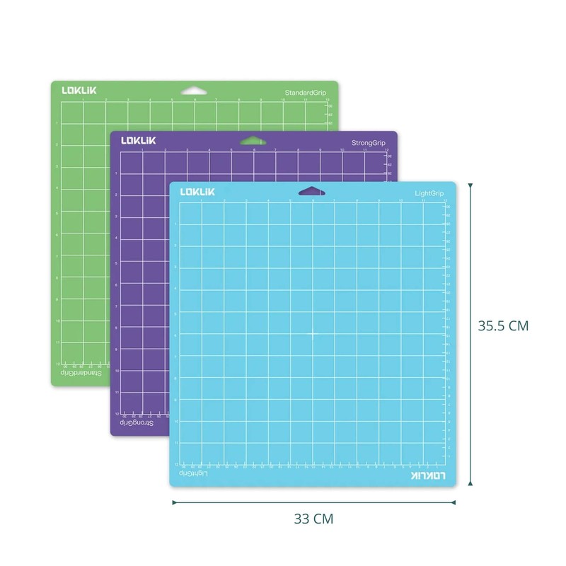 Loklik Cutting Mat, Blue/Green/Purple, One Size
