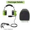 Renastar 24dB Passive Noise Cancelling Headphone for Flight Traning Students,