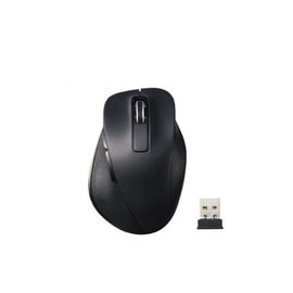 Elecom M-KN4DBSKBK Time Saving Mouse with Copy and Paste Function, Black, 1 Piece