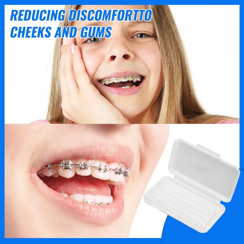 10 Pack Dental Braces Wax for Teeth Braces & Aligners,