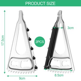 Chiluxendo Pack of 2 Jar Openers, Twister Lid Opener, Non-Slip Jar Opener, Screw Lid Opener, Multifunctional Jar Opener, Arthritis Jar Lid Opener for Kitchen, Home