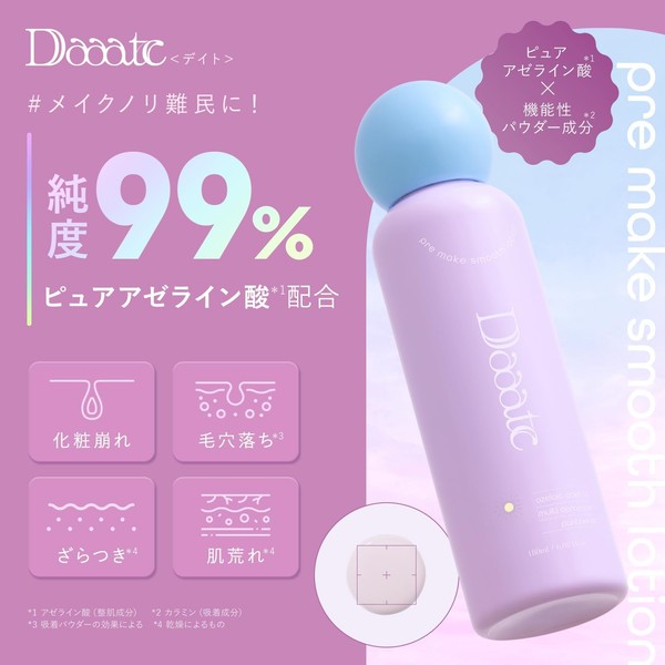 Daaate Pre-Make Smooth Lotion, Moisturizing, 6.3 fl oz (180 ml)