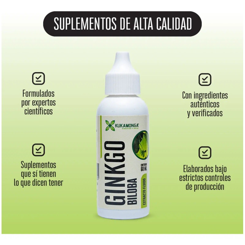 1 Ginkgo Biloba Cpsulas 1 Extracto Ginkgo Biloba Sin Sabor