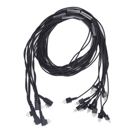 5pcs Sound Aid Adapter Cable Recevier Cable Hearing Device Accessories for 3 Pin Core Sound Aid