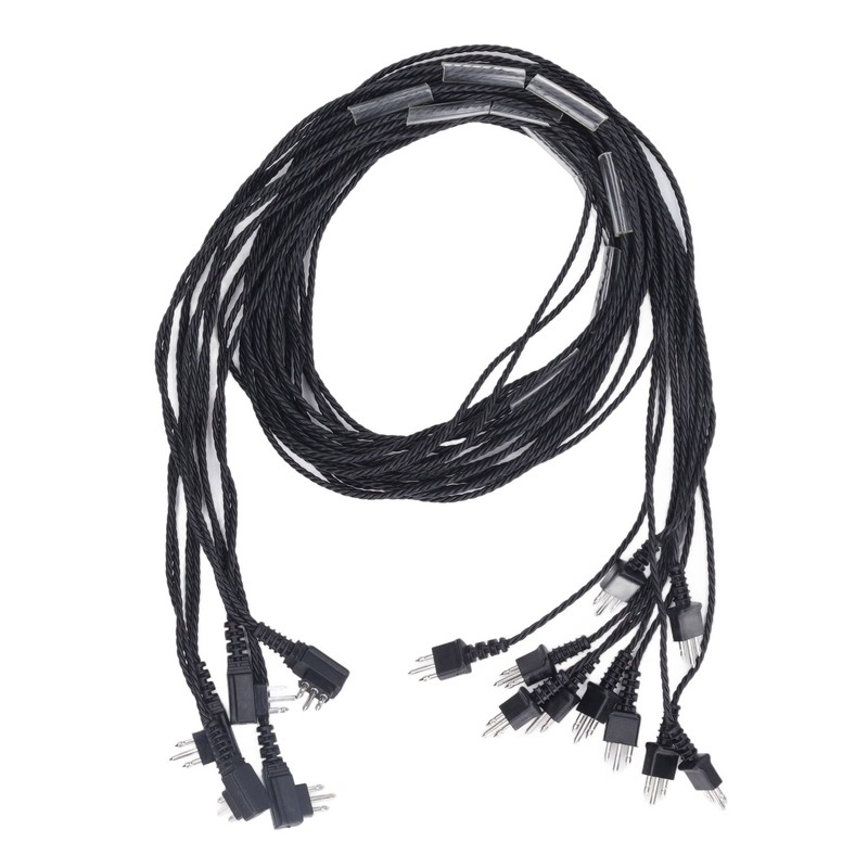 5pcs Sound Aid Adapter Cable Recevier Cable Hearing Device Accessories