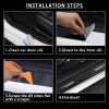 Unbranded 4pcs Cab Door Step Sill Plate Cover Protectors For