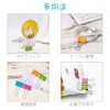 Double Clips, 0.7 inch (19 mm), 40 Pieces, 4 Colors,