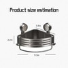 ZHIYUEJING 2-Tier Suction Cup Shower Caddy,No Drilling Required,Shower Suction Shelf,For