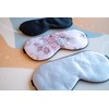 Pure Silk Sleeping Eye Mask Travel Sleep Soft Relax Calming