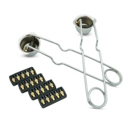 GUTIMORE - Encendedor de chispas de pedernal único, 2 piezas con 20 reemplazos de pedernal extra, para soldadura, soldadura y soldadura