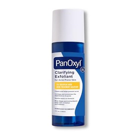 PanOxyl PanOxyl Clarifying Exfoliant with 2% Salicylic Acid, BHA Liquid Exfoliant for Face, Unclogs, Minimizes Appearance of Pores, Blue Algae and Antioxidants Help Calm Redness, For Acne Prone Skin, 4 fl oz