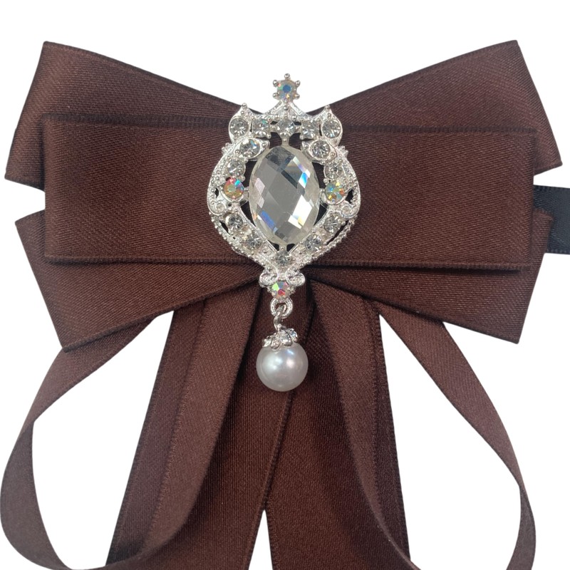 ラインストーン 制服リボン リボンタイ 蝶ネクタイ レディース 制服小物 蝶結び スイート レース アクセサリー