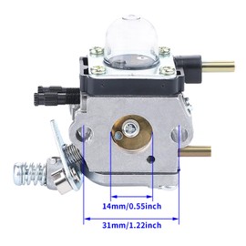 C1U-K54A Carburetor for Mantis Tiller 7225 7222M 7222 7222E 7230 7920 2-Cycle Cultivator Echo HC1500 HC-1500 TC-210 TC210 Tiller