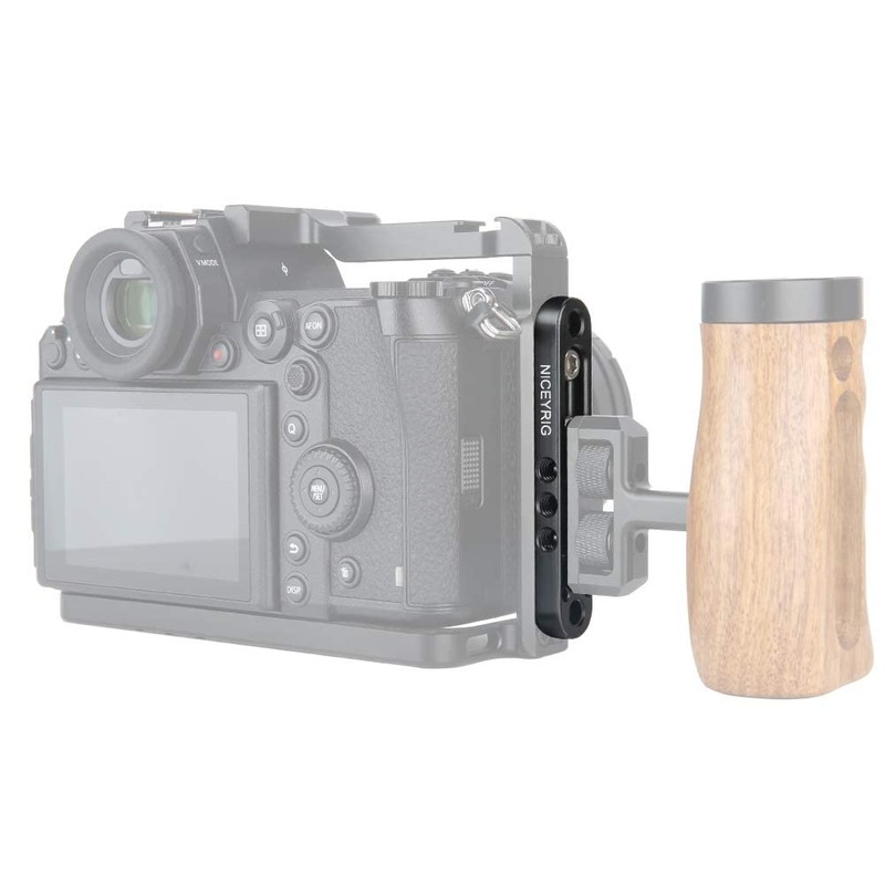 NICEYRIG Multifunctional Mounting Plate, Cheese Bar with 1/4" 3/8" Thread