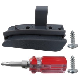 WELURE Center Console Latch with Screwdriver and 2 Screws for 2005-2012 Toyota Tacoma Interior Armrest Console Latch for 2011 Toyota Tacoma Replacement #58910AD030B0, Gray