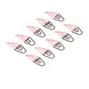 100 Pcs Shaped Paper Clips 2 Color Ice Cream Shape