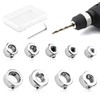 9 Pieces Depth Stop Rings Set, Drill Depth Stop, Precise
