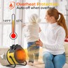 1500W Electric Space Heater with 90 Adjustable Angle, Overheat Protection,