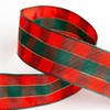 Tartan Ribbon 25mm x 10M - Red/Green