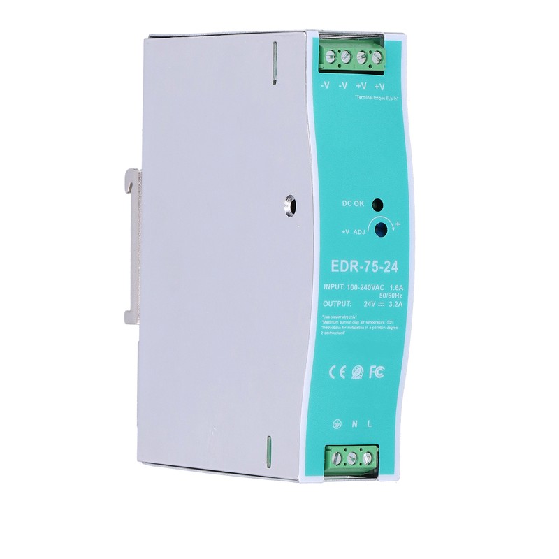 Rail Power DinRail Industrial Switching Supply Electrical DC 24V AC