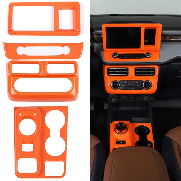 momocar Orange Central Control Air Condition A/C Panel Cover For