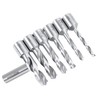 Accusize Industrial Tools 6pcs/Set H.S.S. Fully Ground Drill Sets with