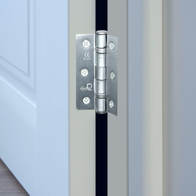 Door Hinges 3" 76mm Ball Bearing 1 Pair Pack [2