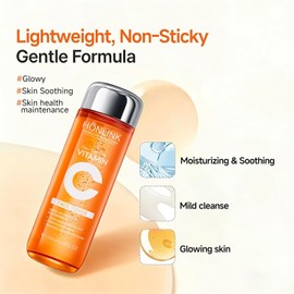 Vitamin C Moisturizing Face Toner 130ml Gentle daily with niacinamide and hyaluronic acid Alcohol-free skin care for all skin types Valentine's Day gift 1 Toner / 비타민 C 보습 페이스 토너 130ml 니아신아마이드와 히알루론산이 함유된 순한 데일리 모든 피부 타입을 위한 무알코올 스킨 케어 발렌타인데이 선물 1 Toner