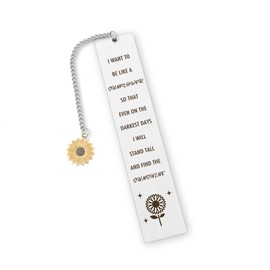 Sunflower Bookmarks for Women Inspirational Bookmarks Cute Bookmarks Sunflower Gifts for Women Book Lovers Gifts Friendship Gifts Birthday Gifts for Women Christmas Gifts Friend Gifts