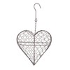 DOITOOL Stylish Heart Shaped Hanging Basket Planter Iron Wire for
