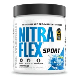 Pre Entreno Gat Nitraflex Extreme Sport 20 Serv 300 Gr Sabor Blue Raspberry Blast                                                                     