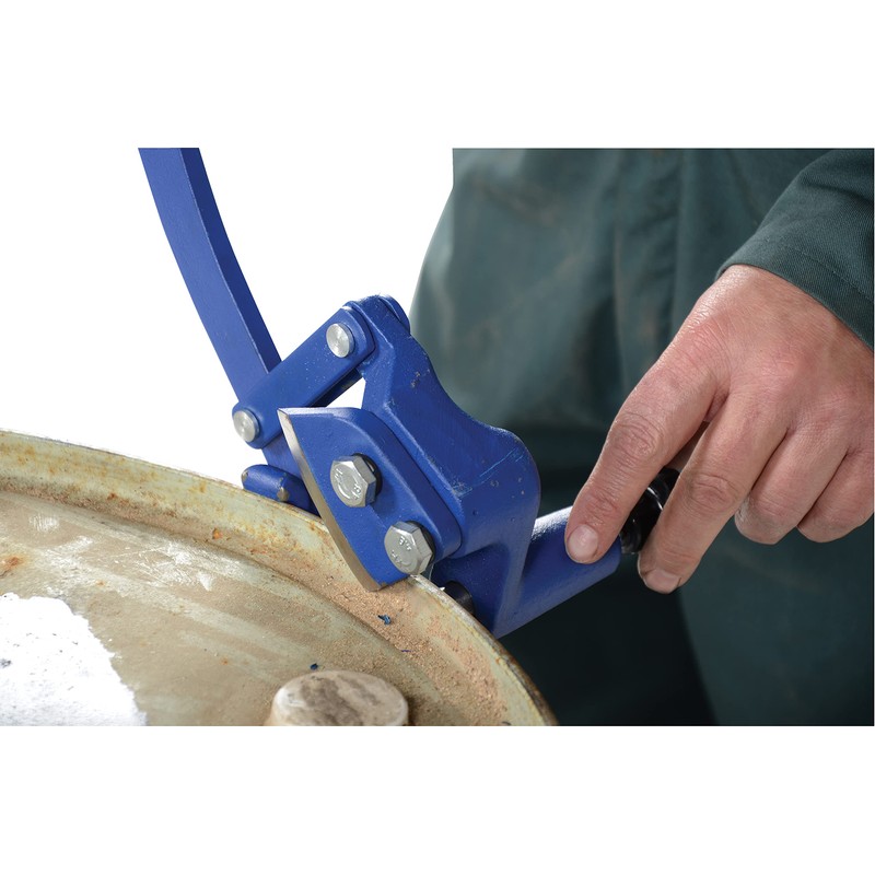 Vestil DD-10 Steel Manual Drum De Header with Blade 21