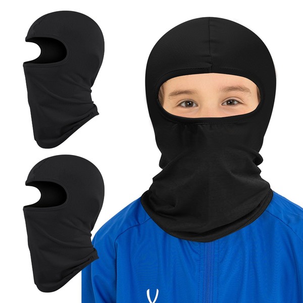 Fogrime 2 Pack Kids Balaclava Face Mask,Thin Helmet Liner Face