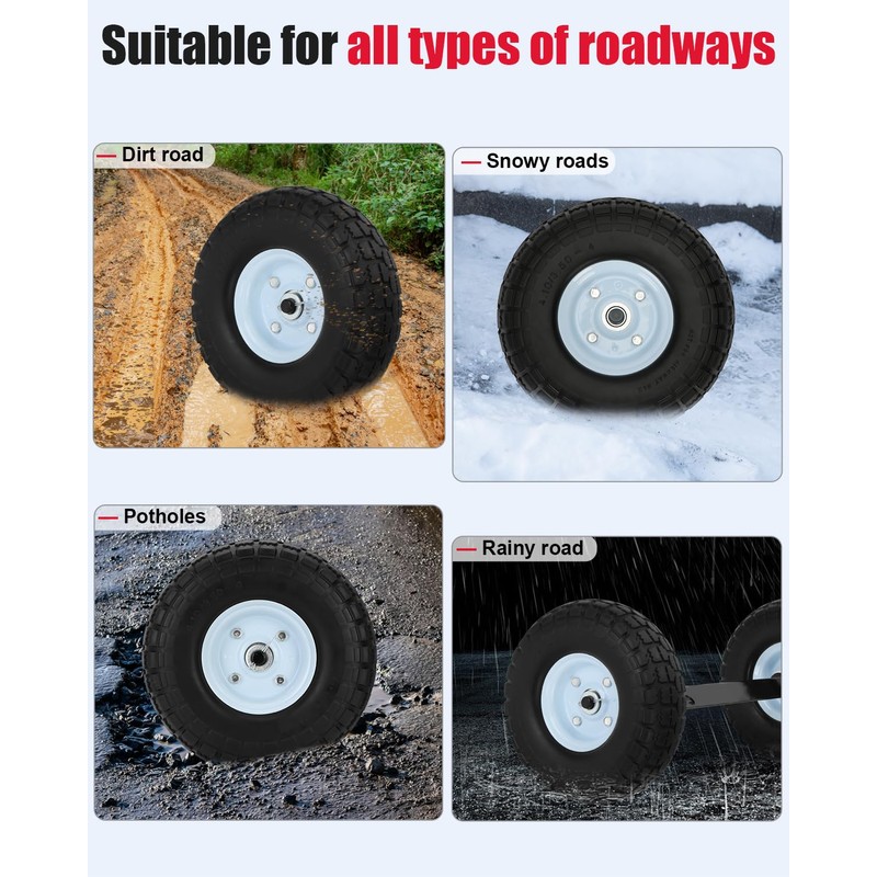 All Terrain Wheel Kit Fit for Honda EU3000is Generator Wheel