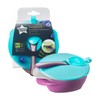 Tommee Tippee Easy Scoop Feeding Bowls with Travel Lid and