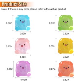 GAOLAOSY Luminous Pig Car Dashboard Decoration, Mini Cute Animal Auto Rearview Mirror Ornament, Glow in The Dark Funny Vehicle Interior Accessories for Cars Home Office (Pig)