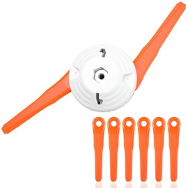 ERGIT Plastic Blades Trimmer Head Replacement for Stihl PolyCut 6‑2 Weed Eater Head, Fits FS38, FS40, FS40C, FS44, FS45, FS46, FS50, FS50C, FS51, FSA60R, FSA86R