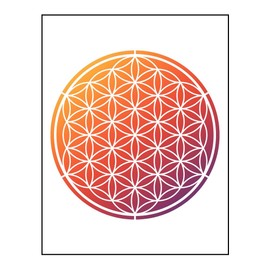 Viva Decor Universal-Schablone Schablone Blume des Lebens DIN A4