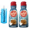 Premium Liquid Coffee Creamer 2x32oz with QuenchCurl Collapsible Bottle –