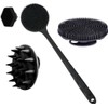 Juego de Cepillos de Baño SQLMTAU 4 Piezas con Mango