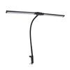 Double Head LED Desk Lamp 3 Colors Stepless Dimmable Flexible